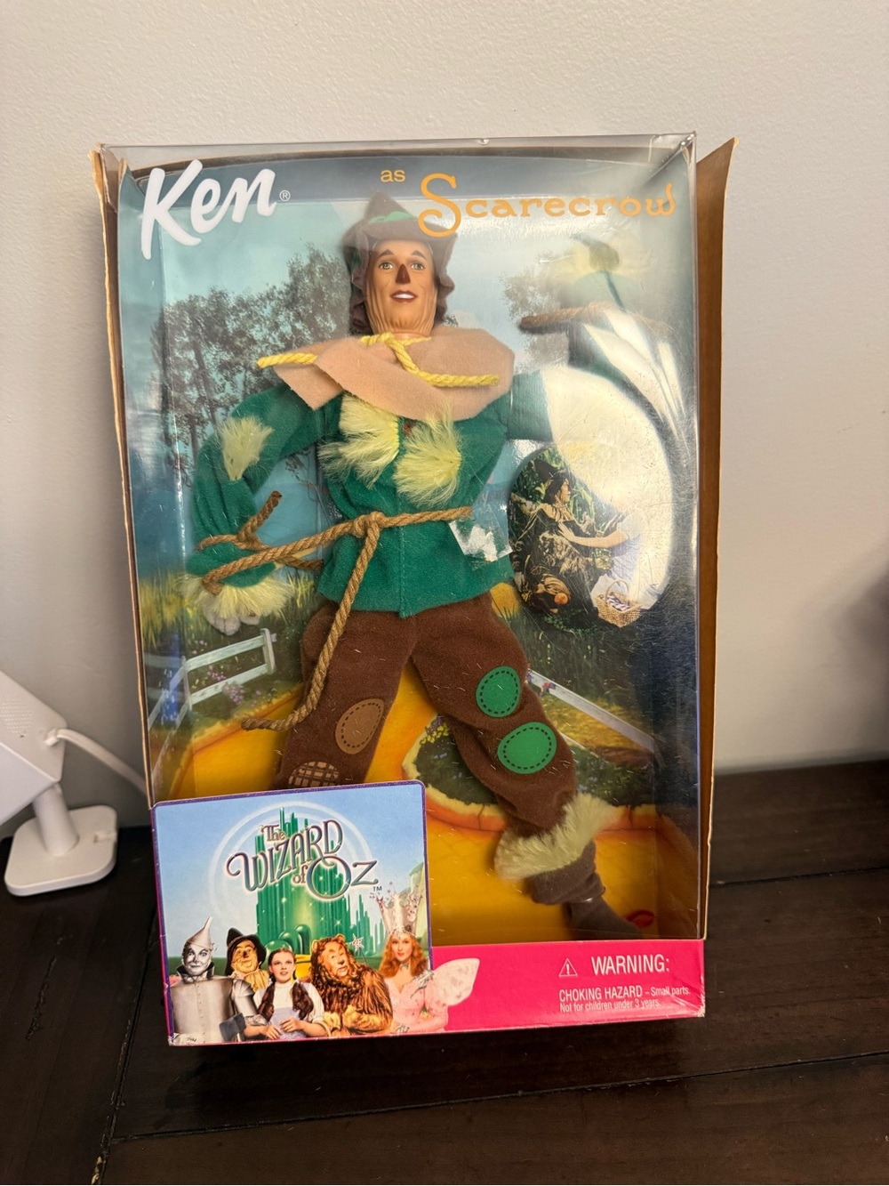 1999 Mattel Barbie Wizard of Oz Ken as Scarecrow Doll New in Box